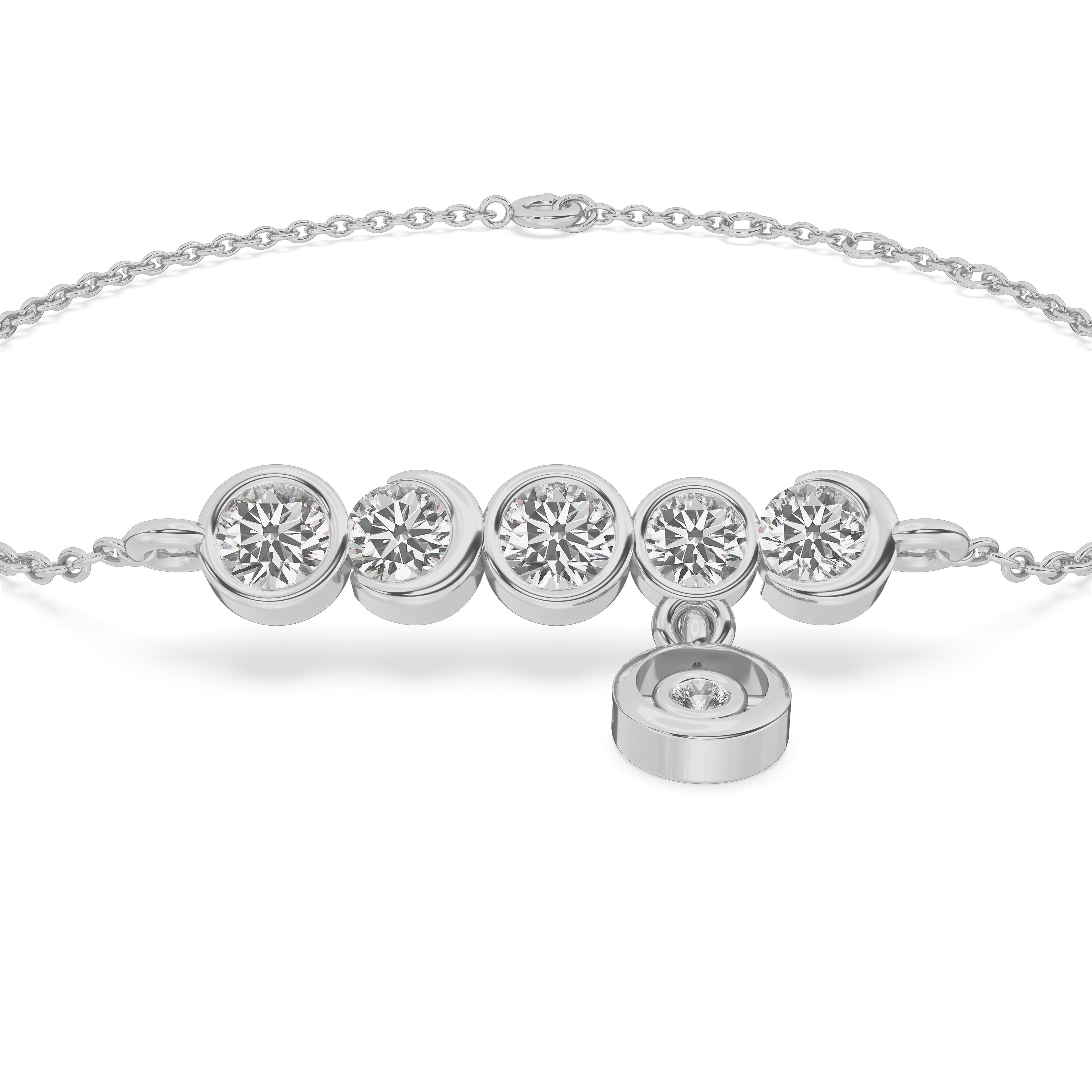 925 Sterling Silver Link Up Bracelet — studio view