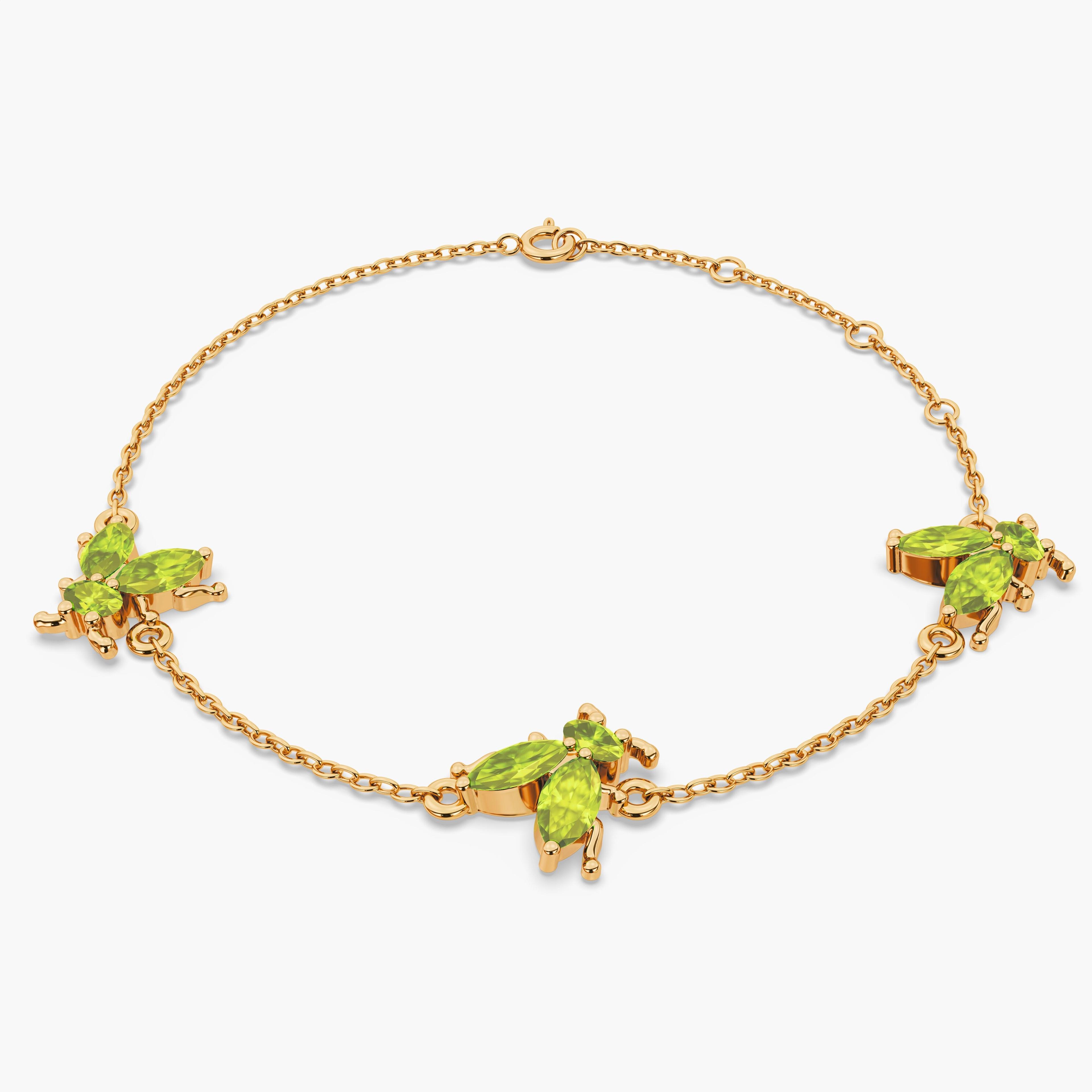 925 Sterling Silver Beat Drop Bracelet — studio view