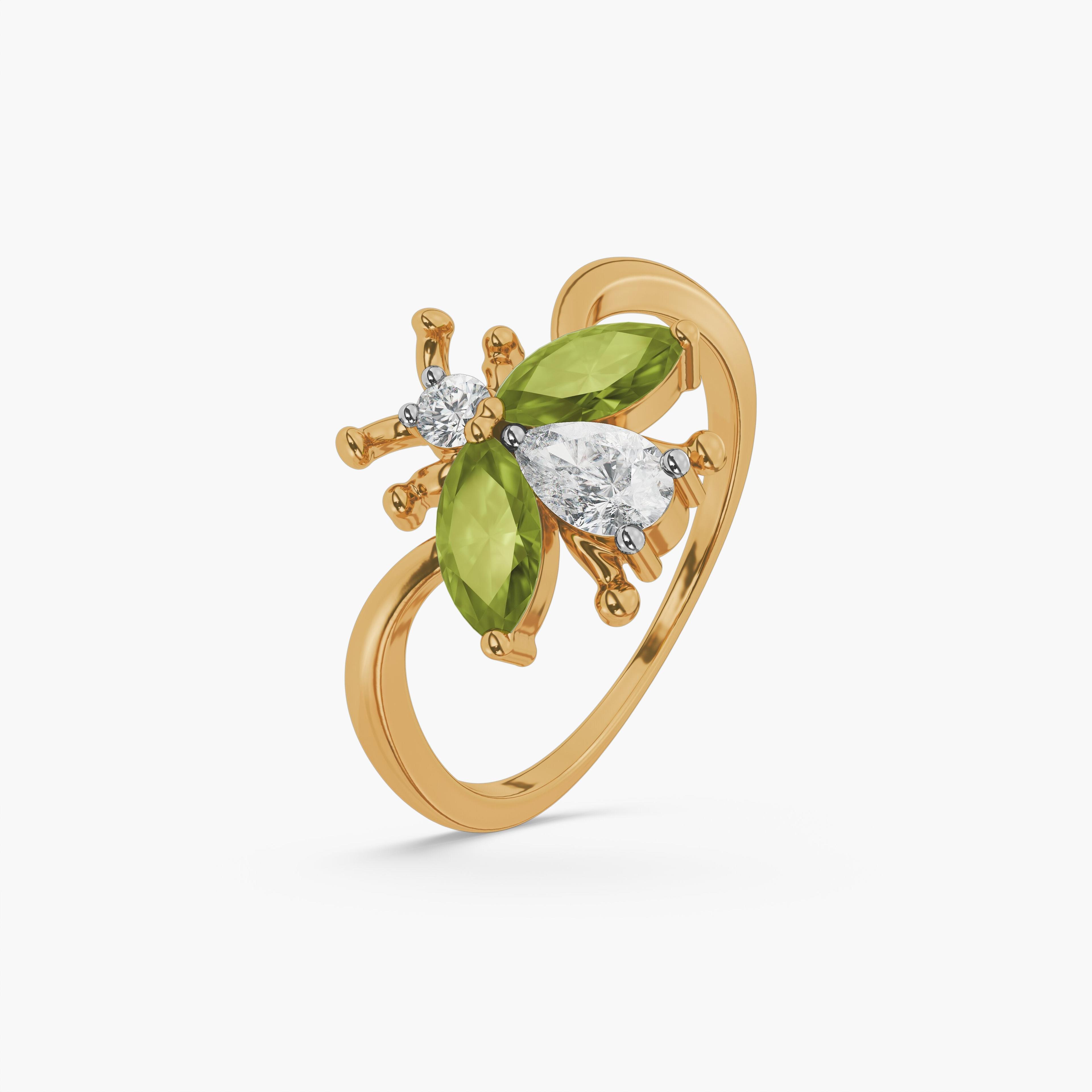 925 Sterling Silver Nectar Halo Ring — studio view