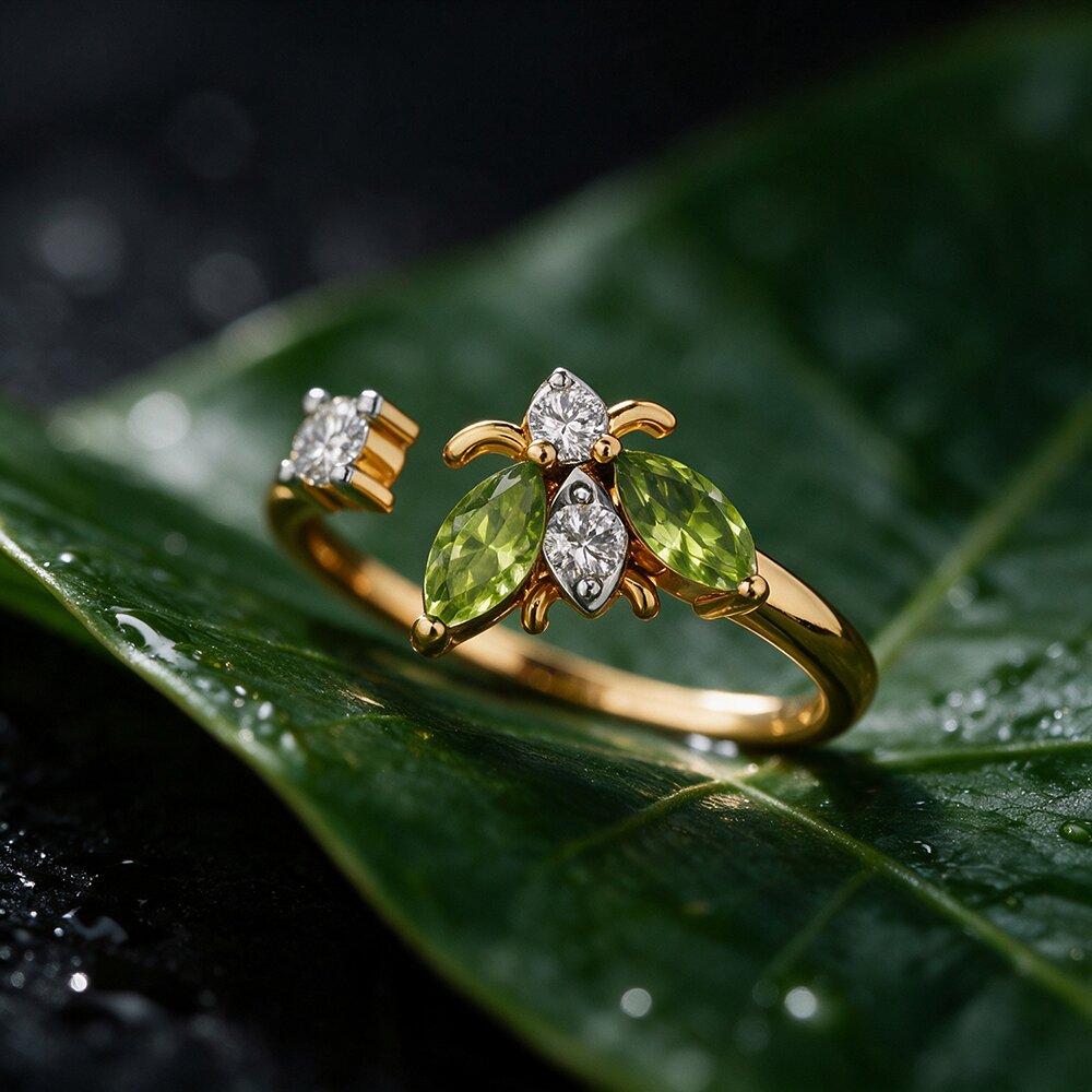 925 Sterling Silver Forest Beetles Ring story