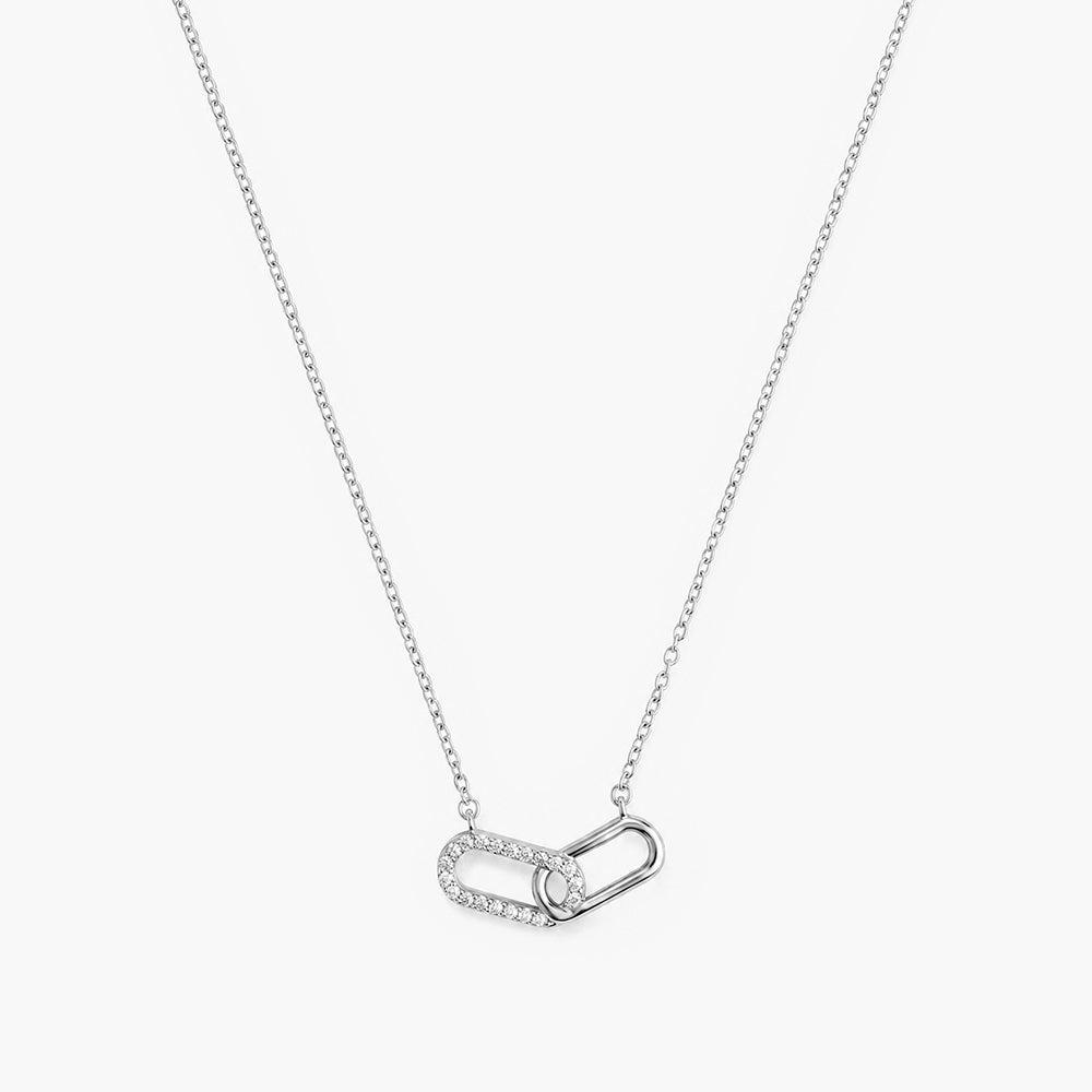 Affectionate Heart 9KT Gold Laboratory Grown Diamond Mangalsutra — studio view